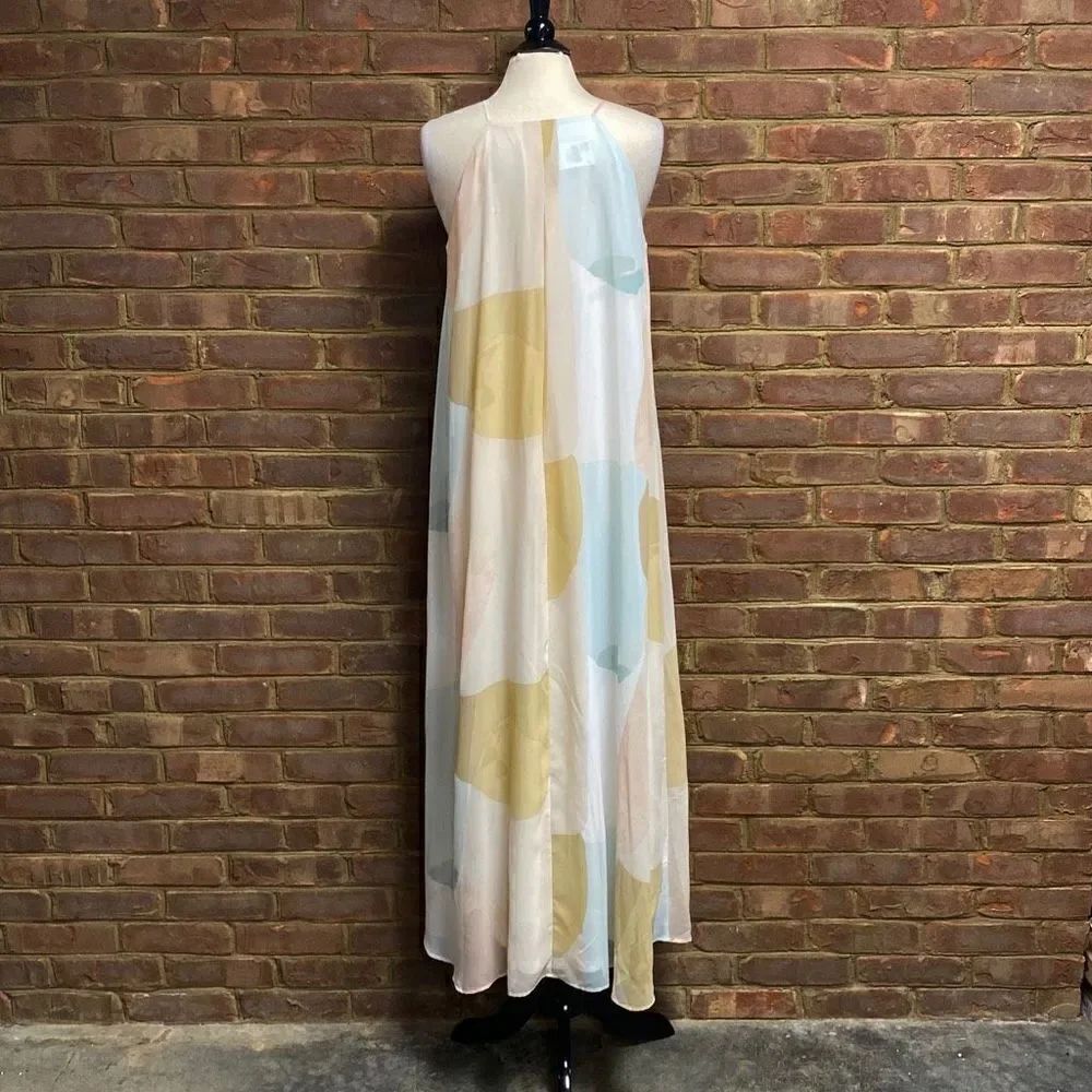 Cato Multi Color Halter Dress Size Large New - Picture 3 of 7